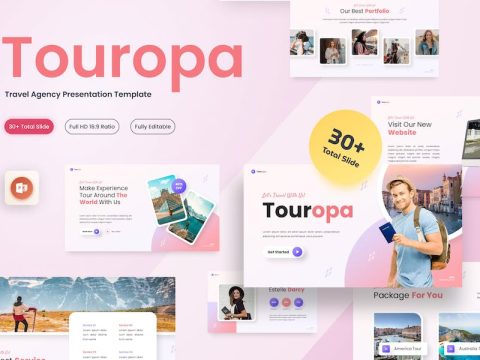 Touropa - Travel Agency Powerpoint Template 984SB3Z