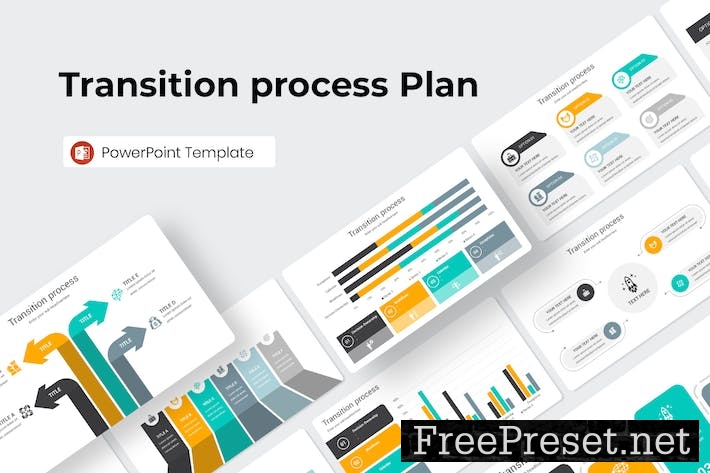 Transition process Plan PowerPoint Template 87MHDUY