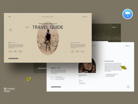 Travel Guide keynote Template ATCJ47G