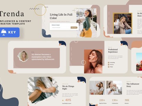 TRENDA - Influencer Keynote Template 85H8AHZ