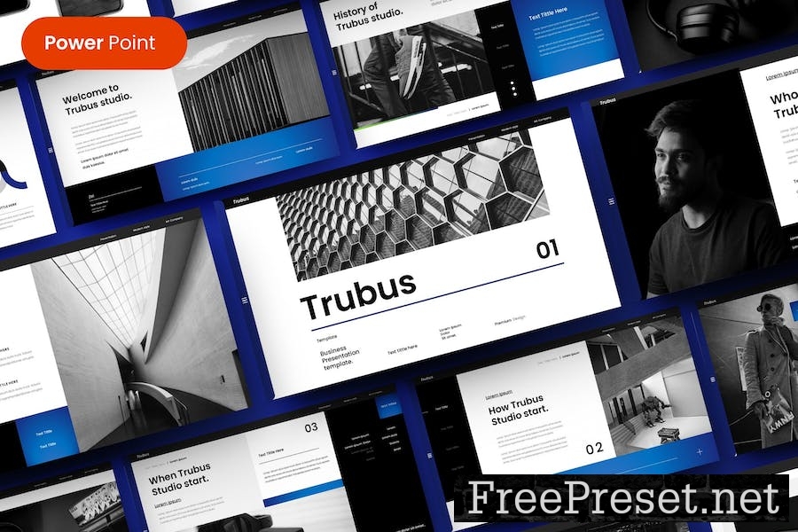 Trubus – Business PowerPoint Template AX5VTL3