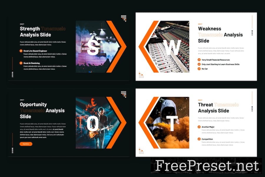 TUNEMUSIC - Music Production Powerpoint Template