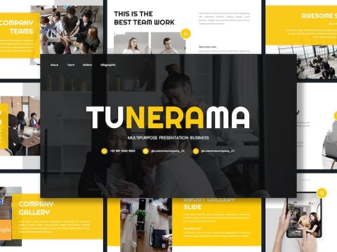 Tunerama - Business Google Slides Template 9HJJAXP