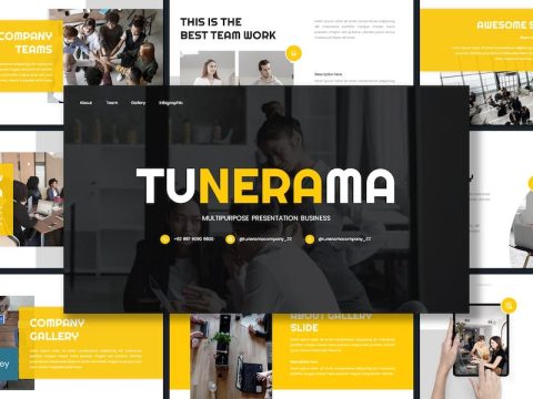 Tunerama - Business Keynote Template YDB9DZM