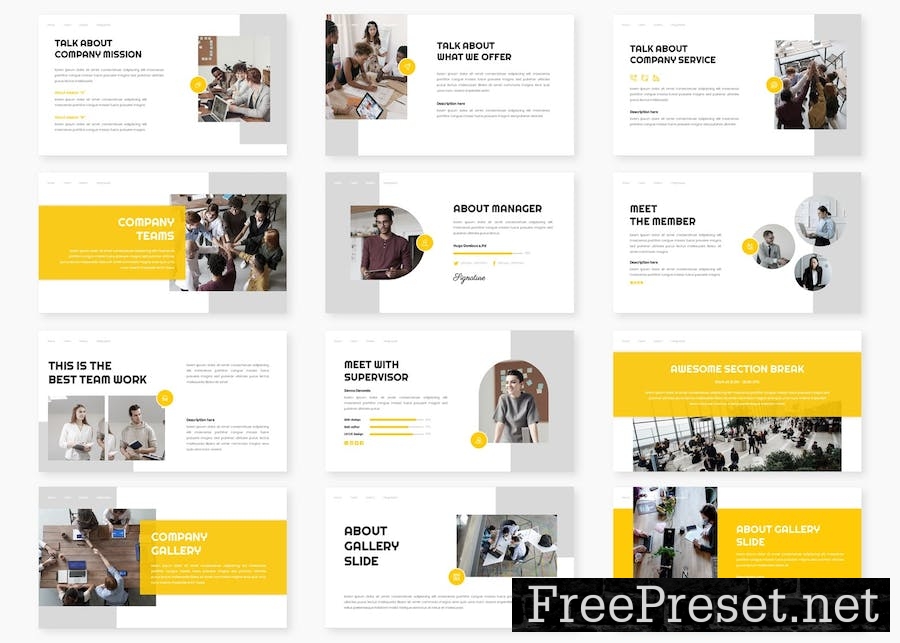 Tunerama - Business Powerpoint Template JFN2MSR