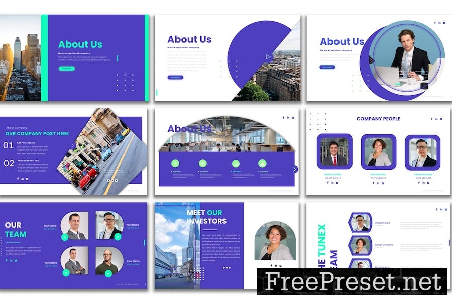 Tunex - PowerPoint Presentation Template 2HTZ7PU