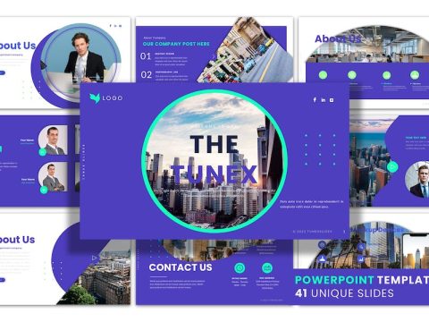 Tunex - PowerPoint Presentation Template 2HTZ7PU