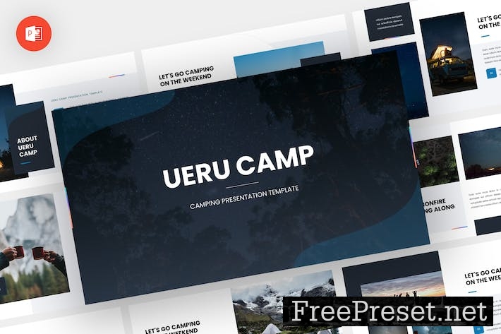 Ueru Camp - Camping Powerpoint Template MBMS24D