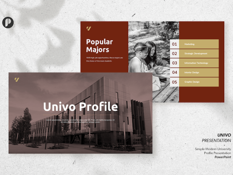 Univo – modern university profile presentation P7LJEQS