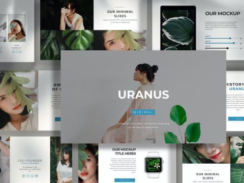 URANUS Powerpoint Template MNFBAK9