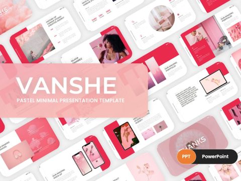 Vanshe - Minimal Pastel PowerPoint Template