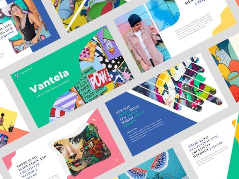 Vantela - Pop Art & Graffiti Keynote Template WN4FGSS