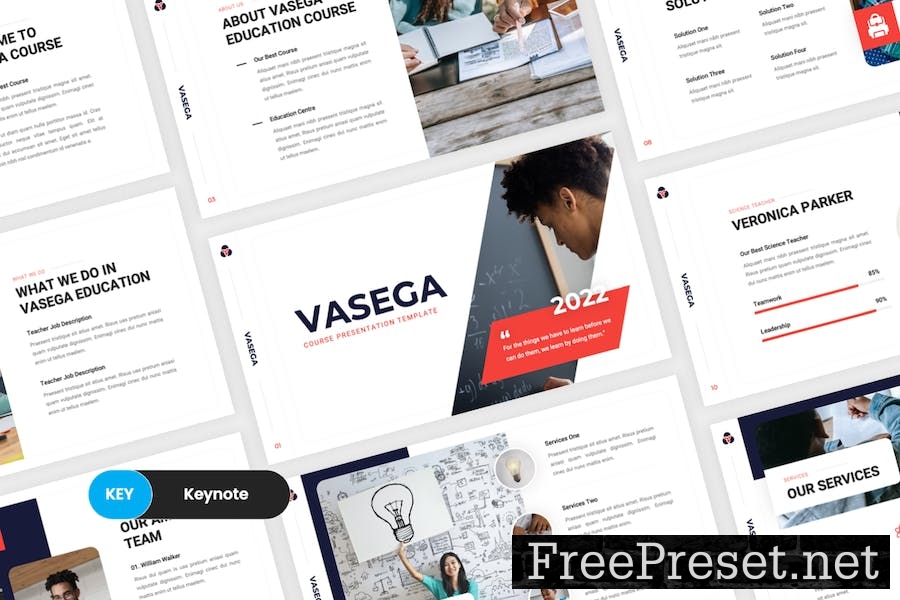 Vasega - Education & Course Keynote Template 2CTNBE6