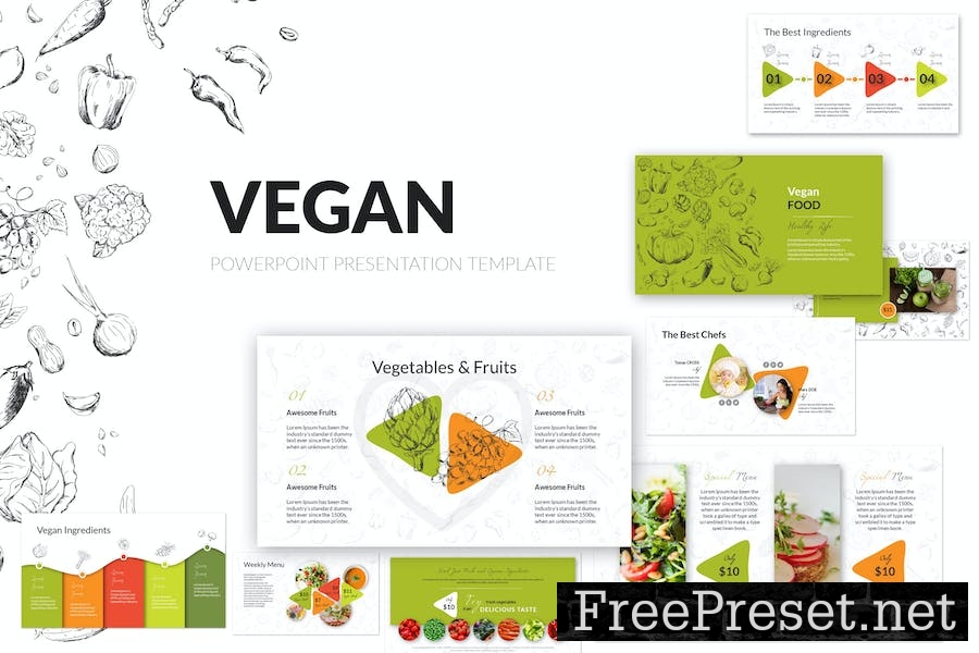 vegan presentation ideas