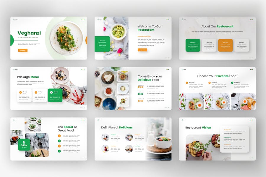 Veghanzi - Health & Organic Keynote Template 78DKLAM