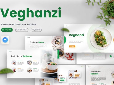 Veghanzi - Health & Organic Keynote Template 78DKLAM