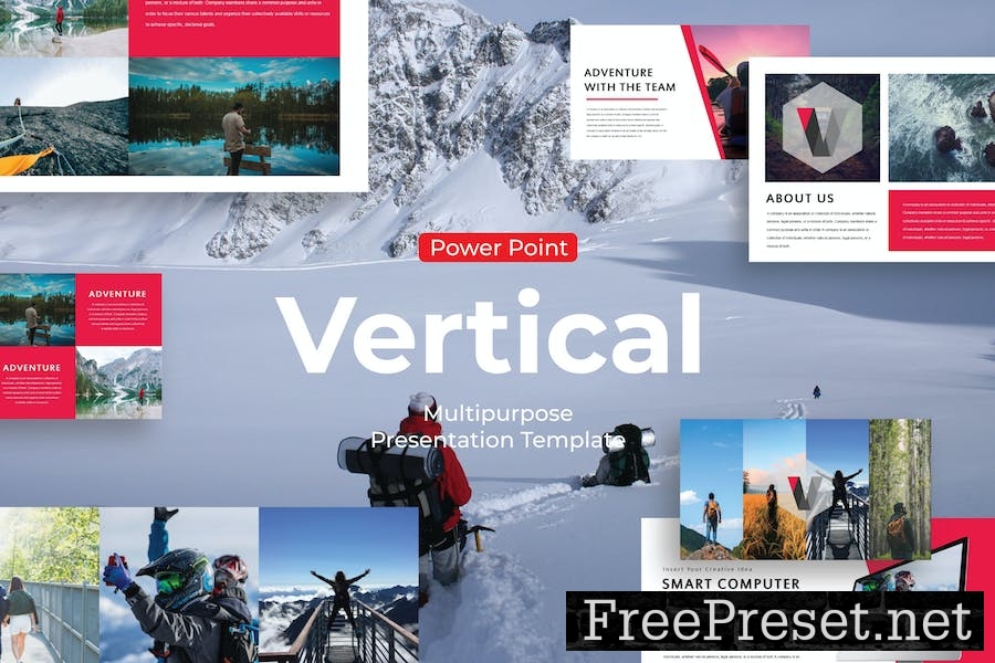 Vertical - PowerPoint Template