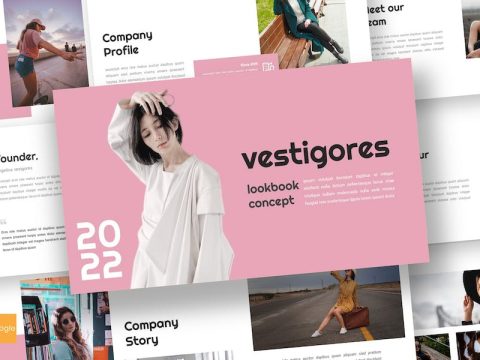 Vestigores - Lookbook Google Slides Template 8HLETSN