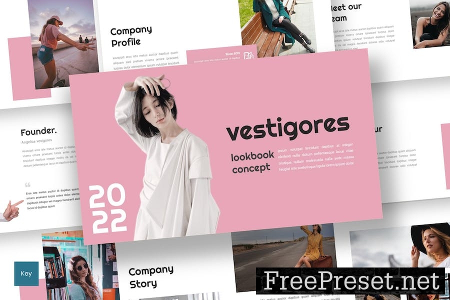 Vestigores - Lookbook Keynote Template GEHM4C2