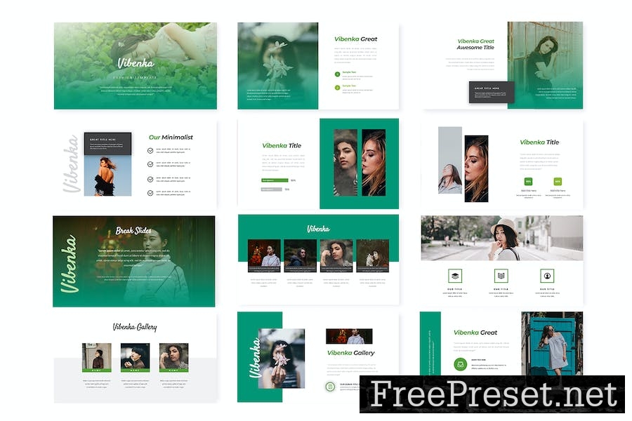 Vibenka - Powerpoint Template T4KBWDU