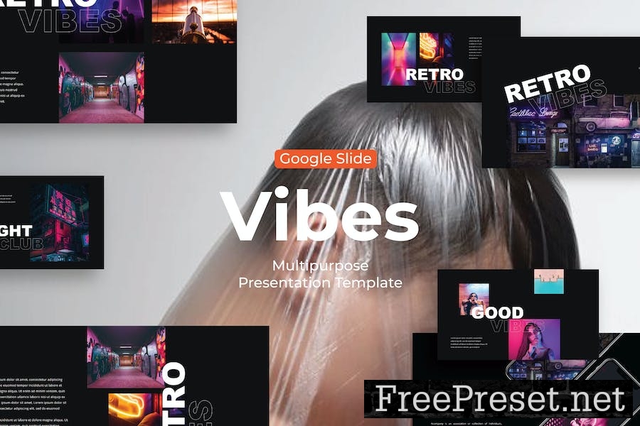 Vibes - Google Slide Template TJ5UC64