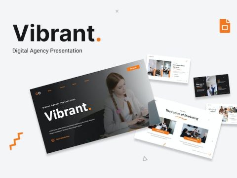 Vibrant - Digital Agency Google Slides YM4JLZH