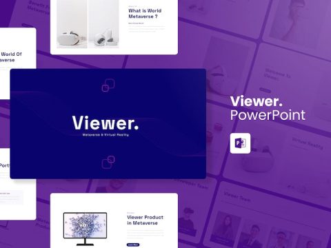 Viewer – Metaverse & Virtual Reality PowerPoint Te 365NZ2P