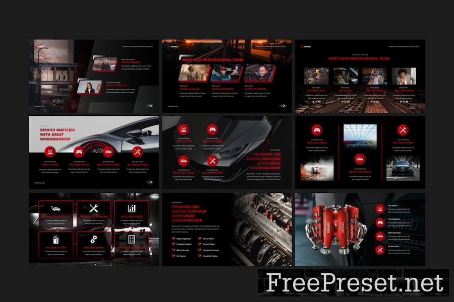 Vinnig - Car Services Keynote Template B5HMHXL