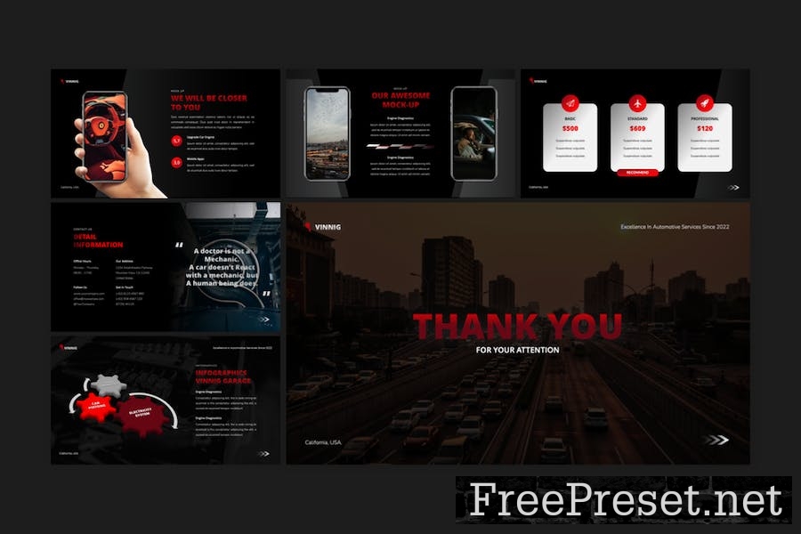 Vinnig - Car Services Keynote Template B5HMHXL