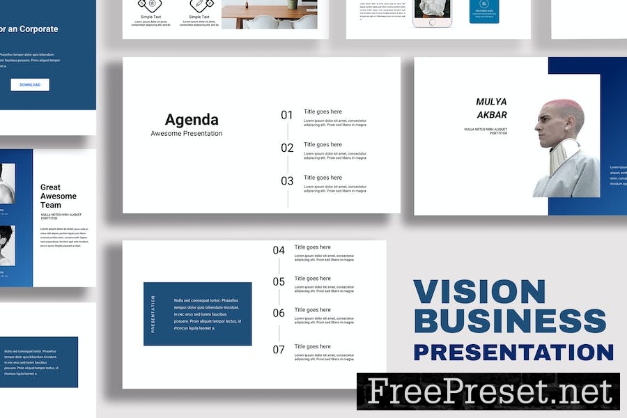 Vision Business Powerpoint ECV9CES