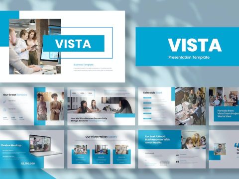 Vista - Business Presentation Keynote Template RGTRSNP