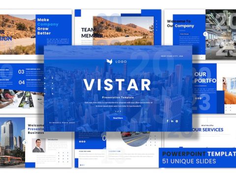 Vistar - PowerPoint Presentation Template BK3UV4Y