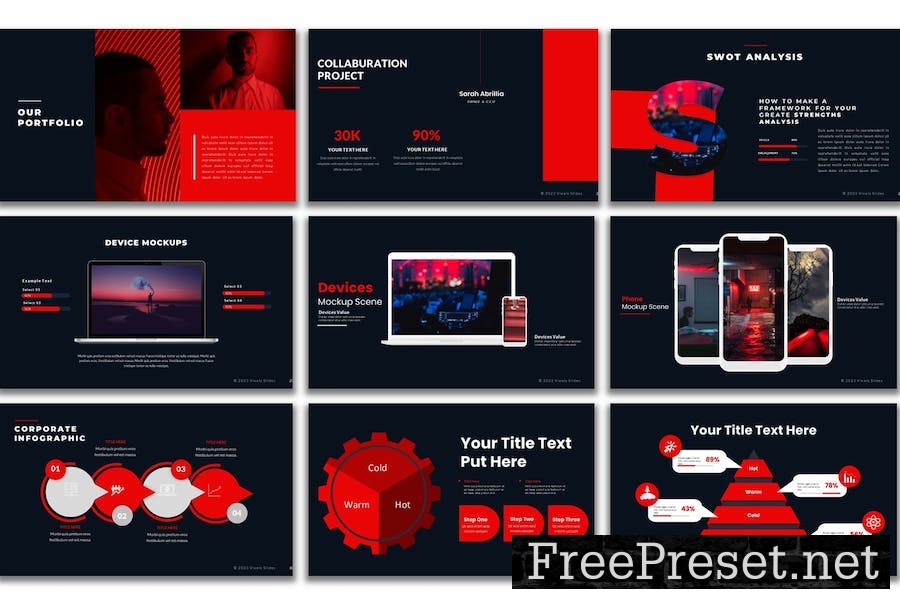 Vixels Slides - PowerPoint Presentation Template