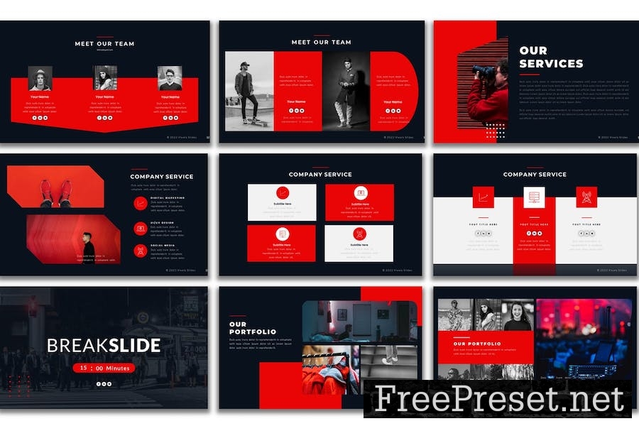 Vixels Slides - PowerPoint Presentation Template