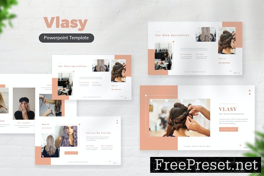 Vlasy Hair Salon Powerpoint 7GLK29Q