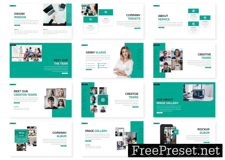 Vlueve - Business Keynote Template DYN9245