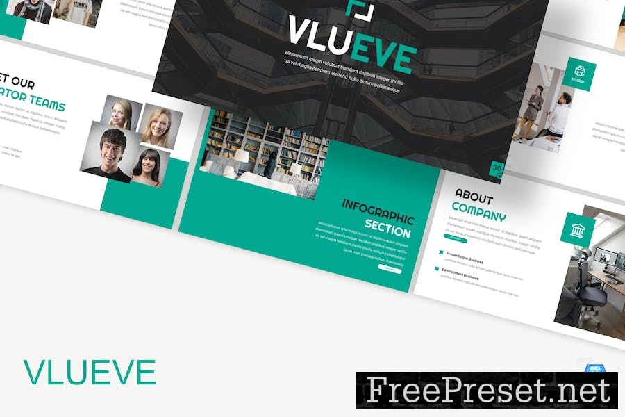 Vlueve - Business Keynote Template DYN9245