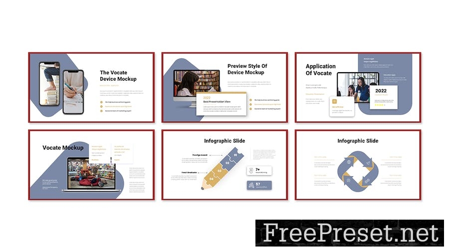 Vocate Education Presentation PowerPoint Template F7NEYVA