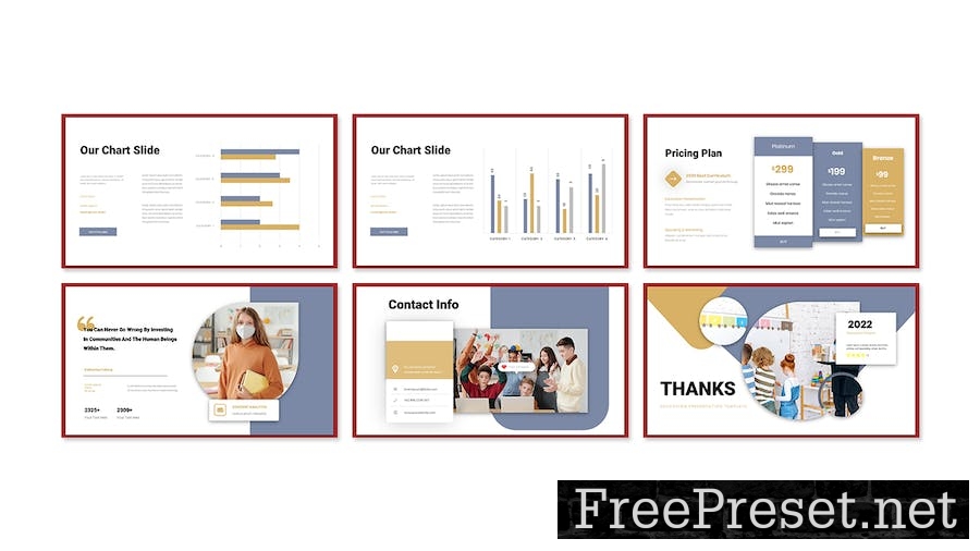 Vocate Education Presentation PowerPoint Template F7NEYVA