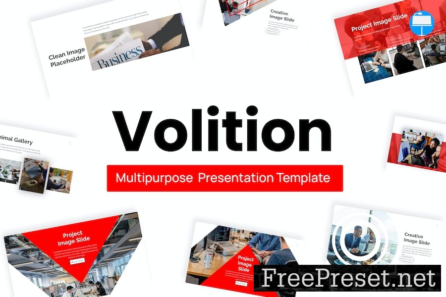 Volition Red Modern Multipurpose Keynote 6QR3LKP