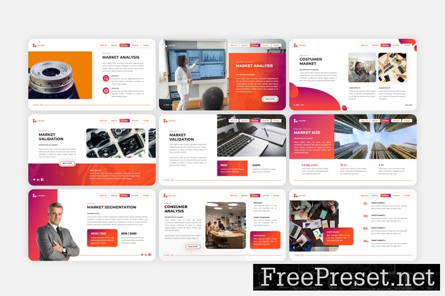 Voltooi - Marketing Plan PowerPoint Template NX2JHWB