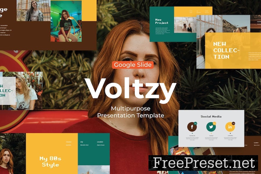 Voltzy - Google Slide Template 46ZCHYH