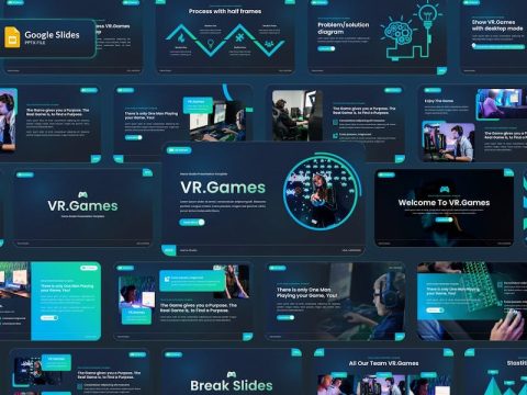 VR Games - Gaming Studio Google Slides Template