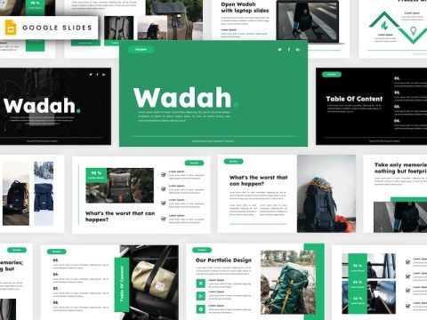 Wadah - Backpack Google Slides Template 4RBNP54