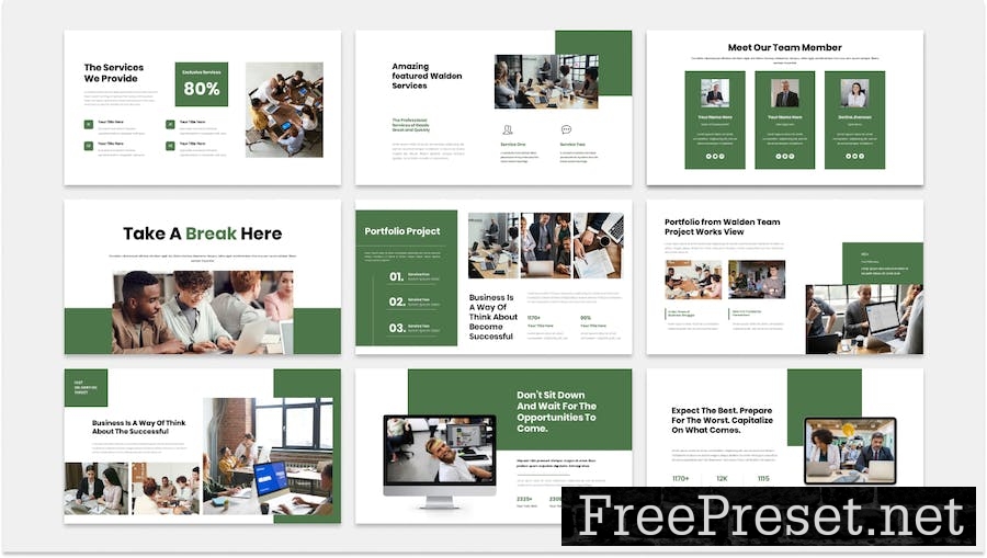 Walden - Business Presentation Google Slide Templa