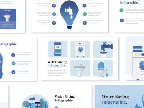 Water Saving Infographic Keynote