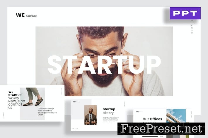 WeStartup Business Powerpoint HLEMTM6