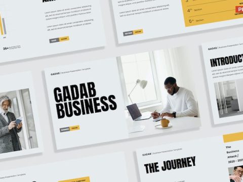 White Yellow Creative Business Template 006 GATGAEU