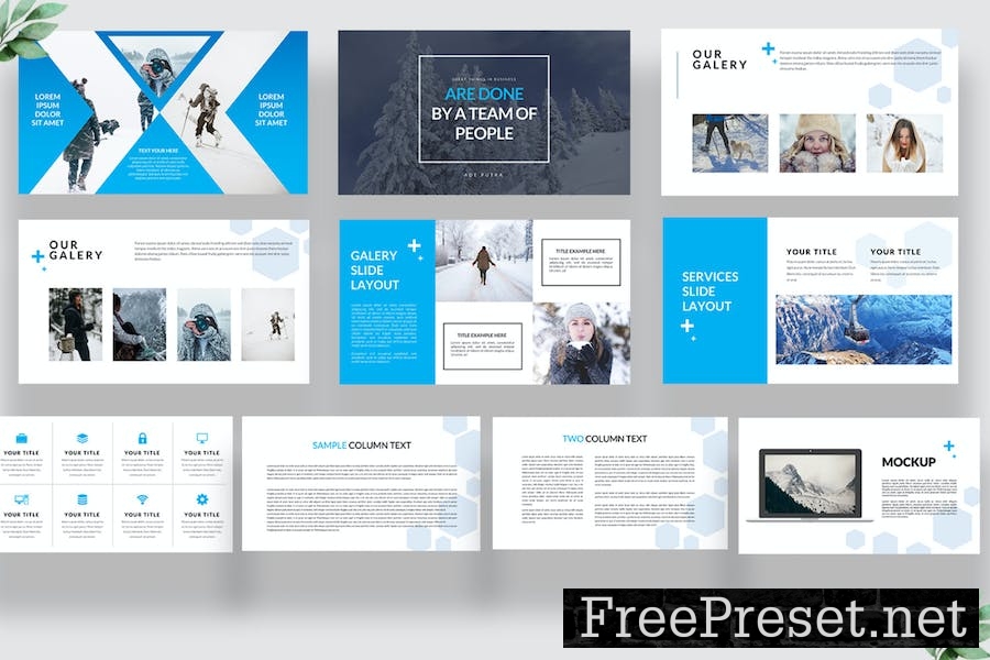 Winter Google Slides Template 53VX64L