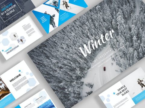 Winter Google Slides Template 53VX64L